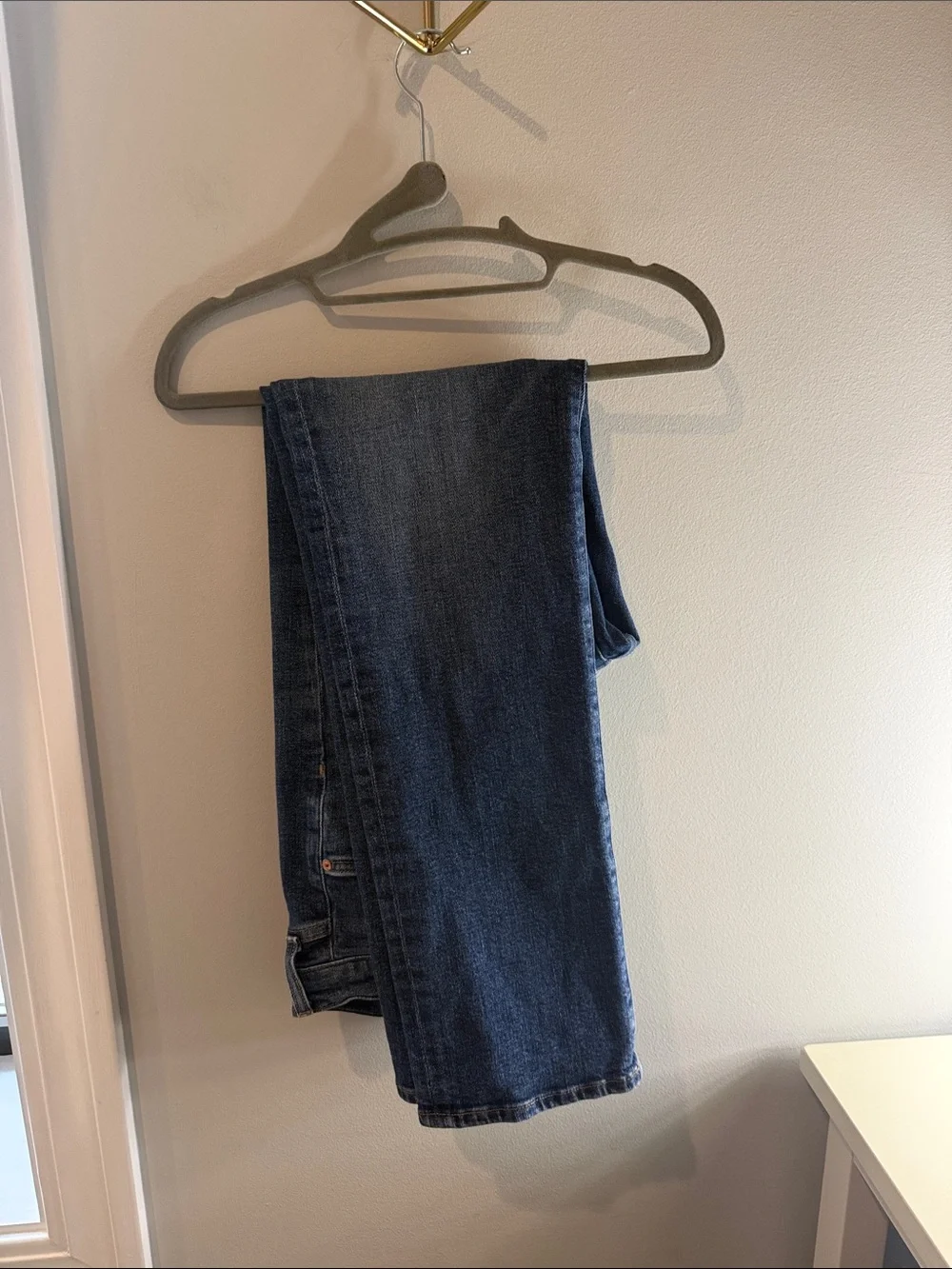 Citizens Of Humanity Dark Indigo Jeans with Red Accent